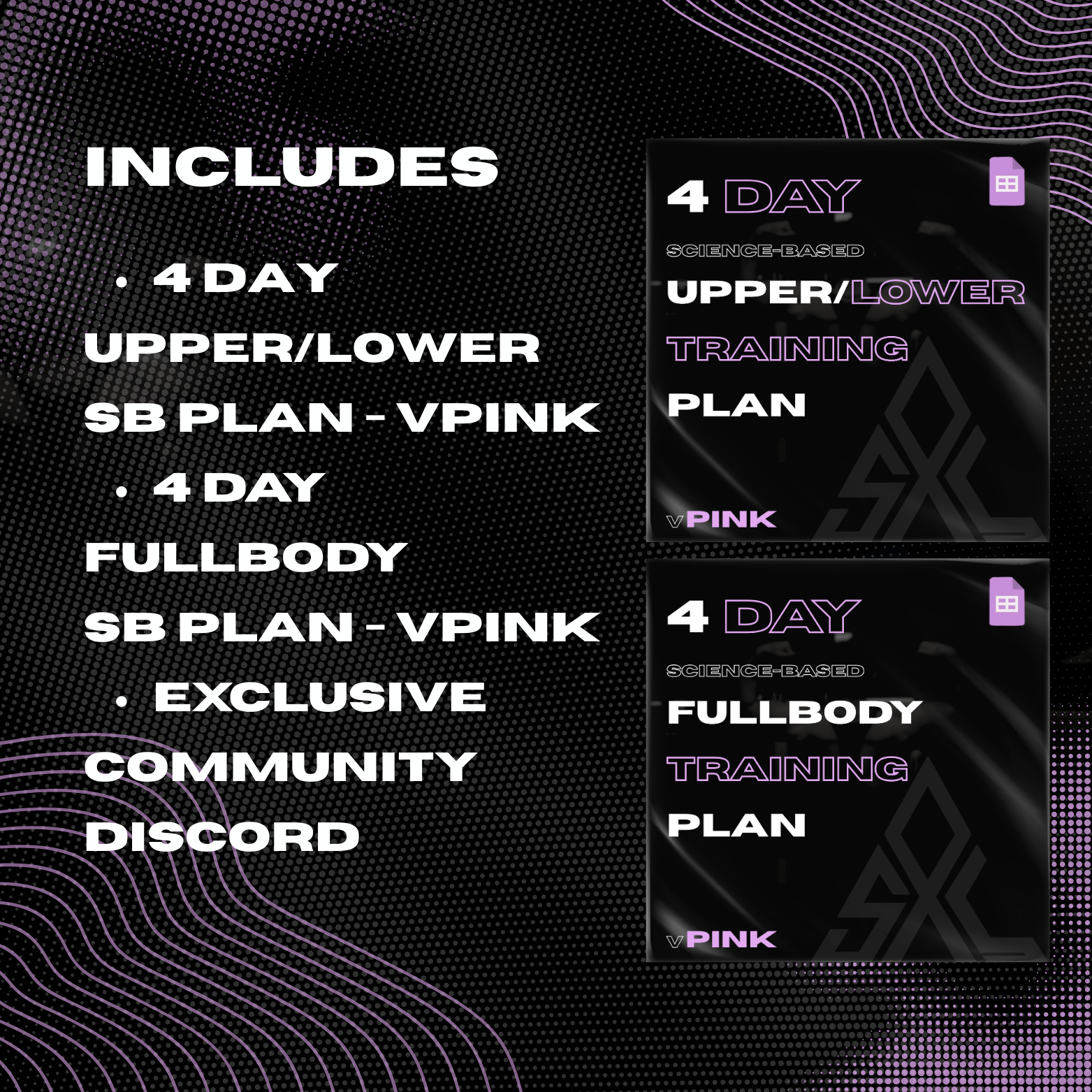 4 Day vPINK Plan Bundle